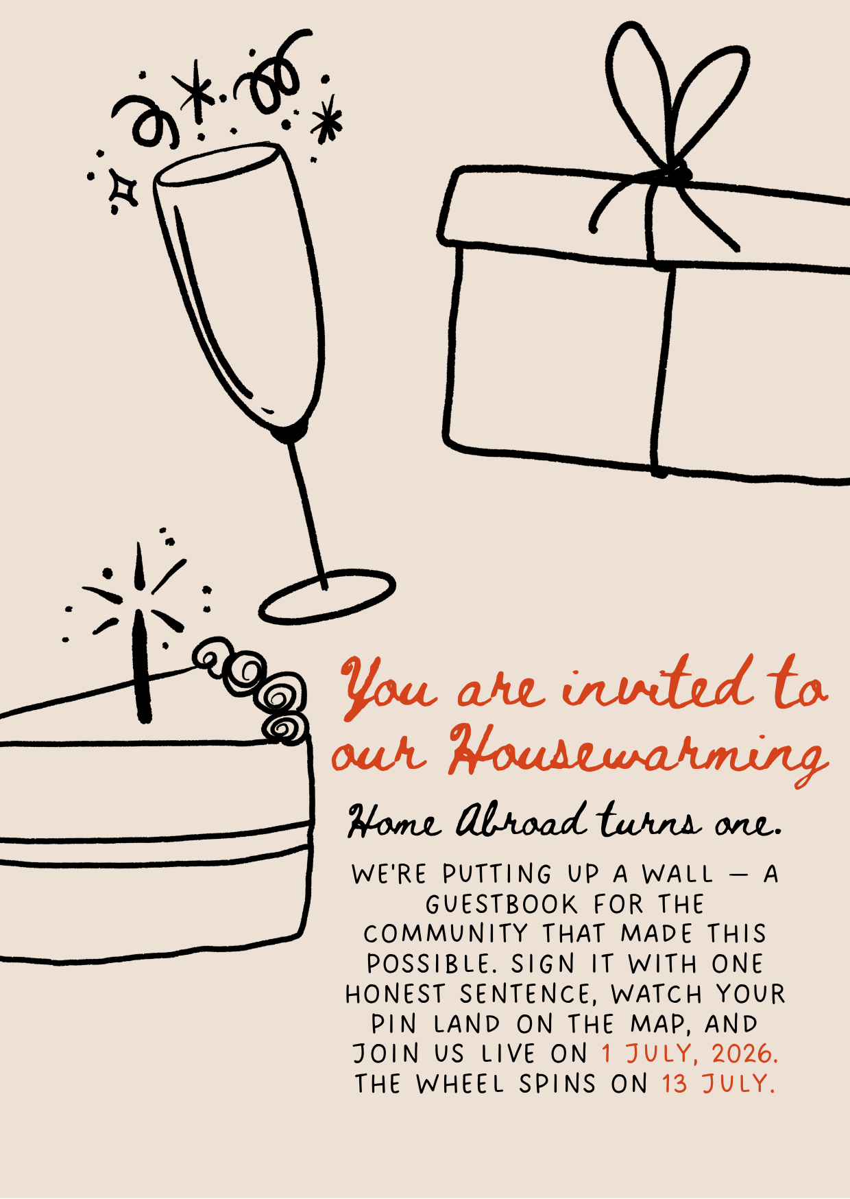 You are invited to our Housewarming
